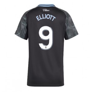 Aston Villa Harvey Elliott #9 Udebanetrøje Dame 2025-26 Kortærmet